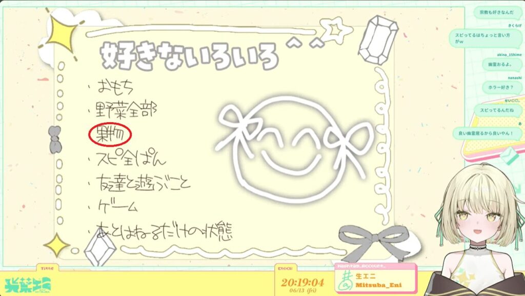 光葉エニ 前世