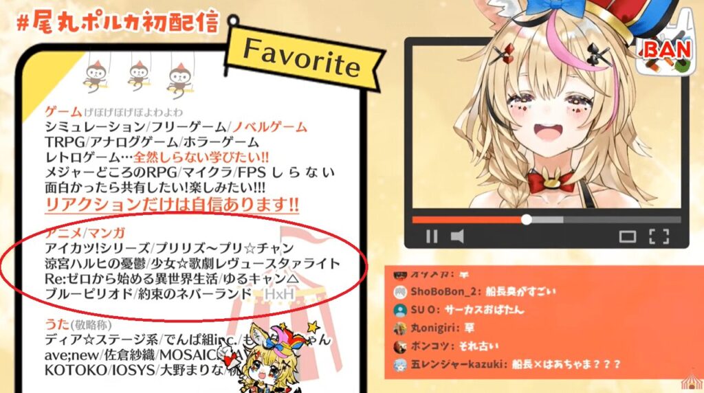 尾丸ポルカ　前世