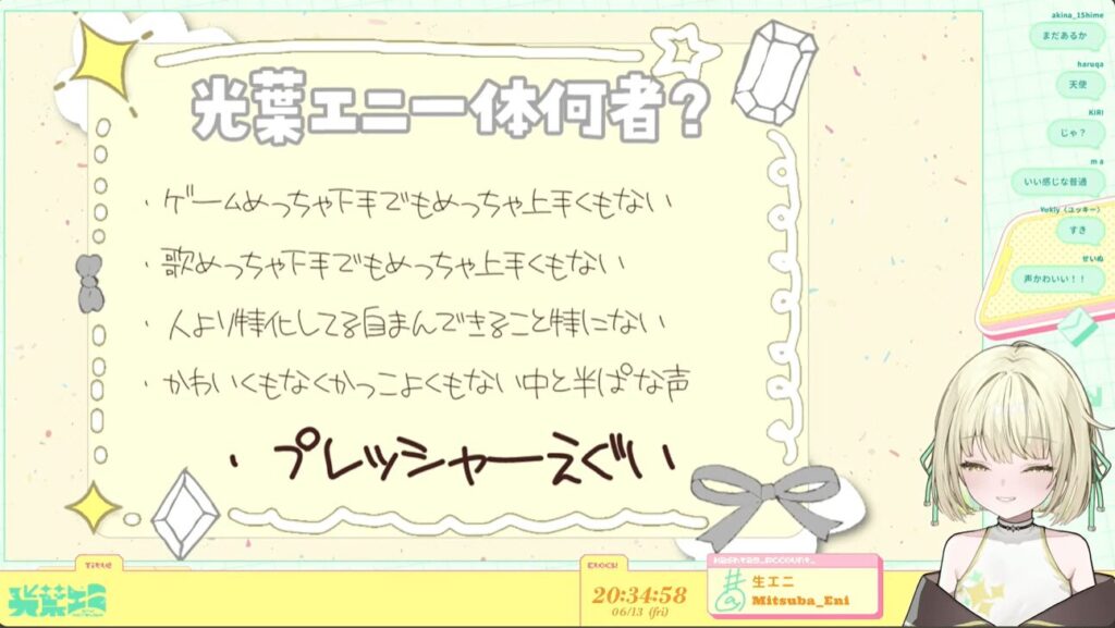 光葉エニ 前世