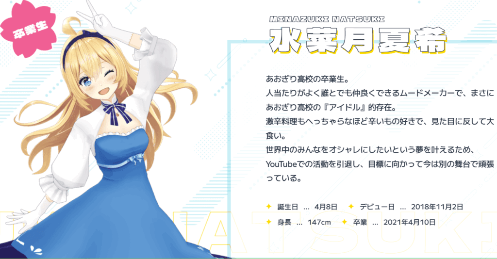 あおぎり高校　前世　中の人　顔バレ